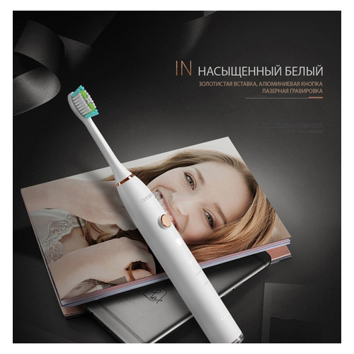 Електрична зубна щітка Lebond IN White фото №8