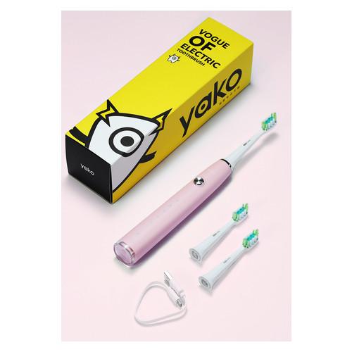 Електрична зубна щітка YAKO O1 Pink фото №7
