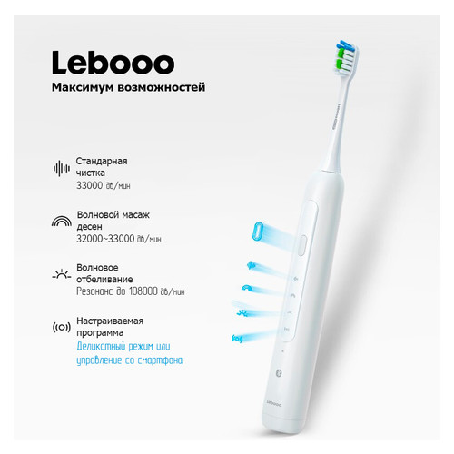 Електрична зубна щітка Lebooo FA Huawei HiLink White фото №5