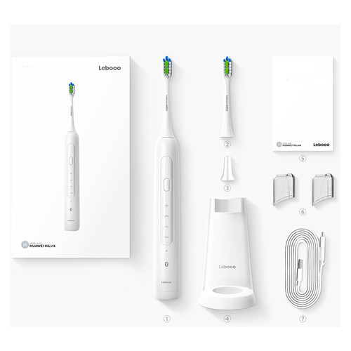 Електрична зубна щітка Lebooo FA Huawei HiLink White фото №9