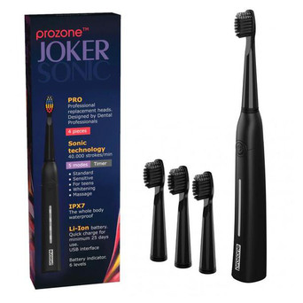 Звукова зубна щітка ProZone JOKER MagicGray (Black) фото №1