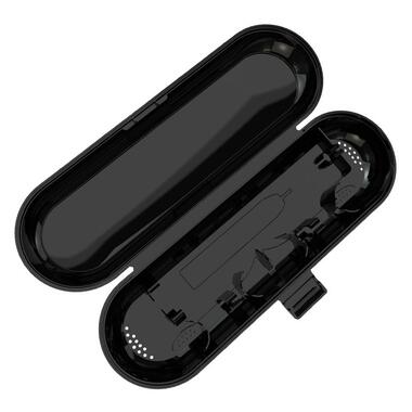 Звуковая взрослая/подростковая зубная щетка ProZone JOKER ElasticRed (Черная) + футляр фото №3