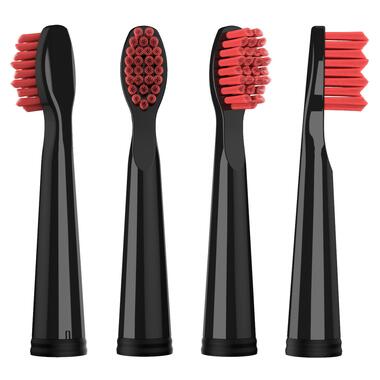 Звуковая взрослая/подростковая зубная щетка ProZone JOKER ElasticRed (Черная) + футляр фото №4