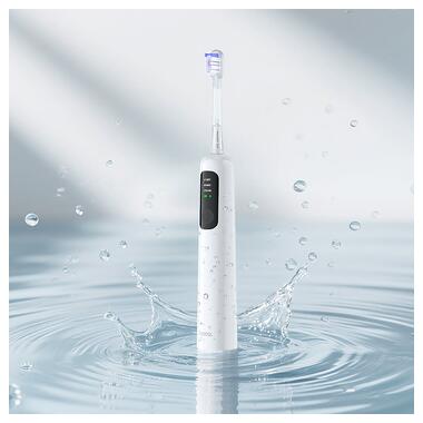 Электрическая зубная щетка HOCO HP64 Acoustic wave electric toothbrush White (6942007672788) фото №10