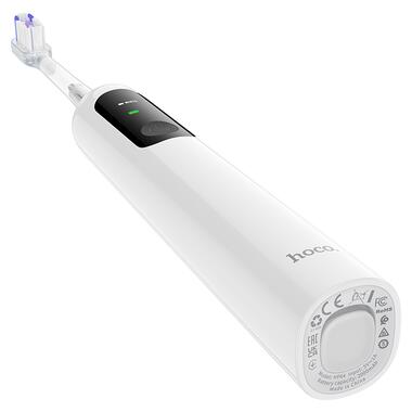 Электрическая зубная щетка HOCO HP64 Acoustic wave electric toothbrush White (6942007672788) фото №7
