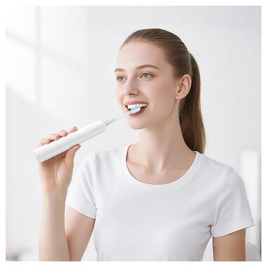 Электрическая зубная щетка HOCO HP64 Acoustic wave electric toothbrush White (6942007672788) фото №9