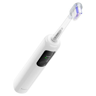 Электрическая зубная щетка HOCO HP64 Acoustic wave electric toothbrush White (6942007672788) фото №4