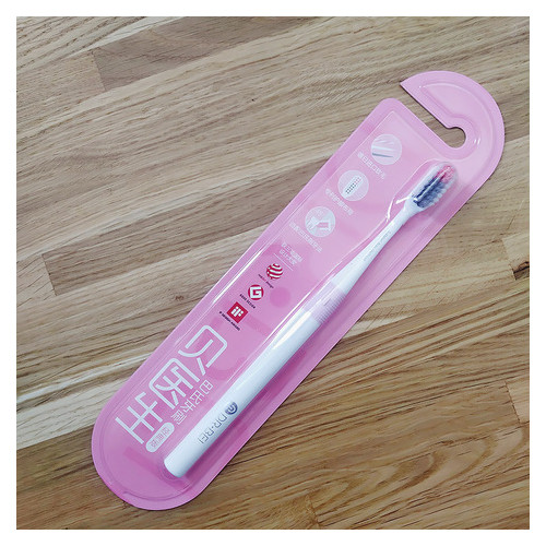 Зубна щітка DR.BEI BASS Toothbrush Pink фото №3