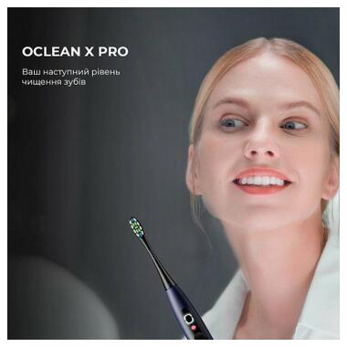 Электрическая зубная щетка Oclean X Plus Pro Digital Blue (6970810556186) фото №7