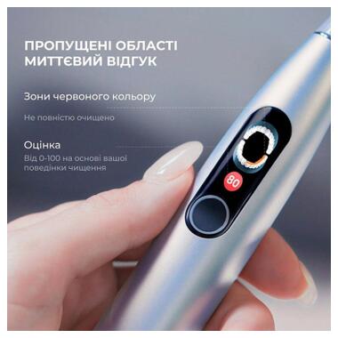 Электрическая зубная щетка Oclean X Plus Pro Digital Silver (6970810556179) фото №4