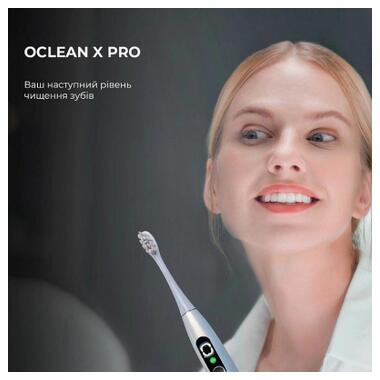Электрическая зубная щетка Oclean X Plus Pro Digital Silver (6970810556179) фото №11