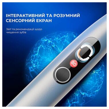 Электрическая зубная щетка Oclean X Plus Pro Digital Silver (6970810556179) фото №6