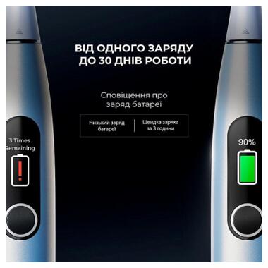 Электрическая зубная щетка Oclean X Plus Pro Digital Silver (6970810556179) фото №7