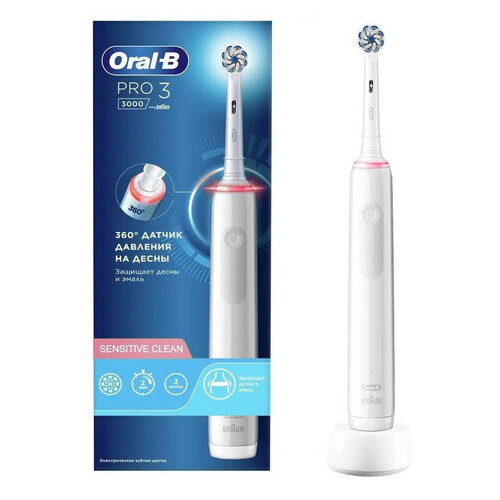 Електрична зубна щітка Oral-B PRO3 3000 D505.513.3 Sensitive фото №1