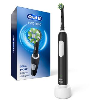 Електрична зубна щітка Oral-B PRO 1000 Black фото №1