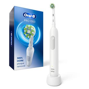 Електрична зубна щітка Oral-B PRO 1000 White фото №1