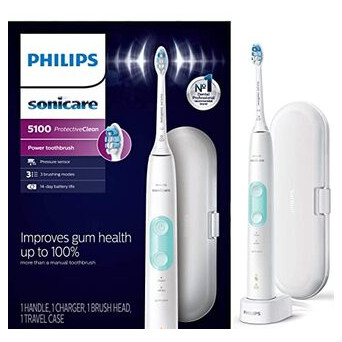 Електрична зубна щітка Philips Sonicare ProtectiveClean 5100 White HX6857/11 фото №1