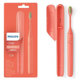 Електрична зубна щітка Philips One by Sonicare Battery Miami Coral HY1100/01 фото №1