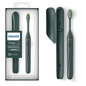 Електрична зубна щітка Philips One by Sonicare Rechargeable Sage HY1200/08 фото №1