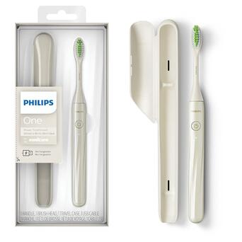 Електрична зубна щітка Philips One by Sonicare Rechargeable Snow HY1200/07 фото №1