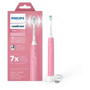Електрична зубна щітка Philips Sonicare 4100 Deep Pink HX3681/26 фото №1
