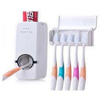 Дозатор зубної пасти, Тримач для зубних щіток стерилізатор, Toothpaste Dispenser JX1000.   фото №1