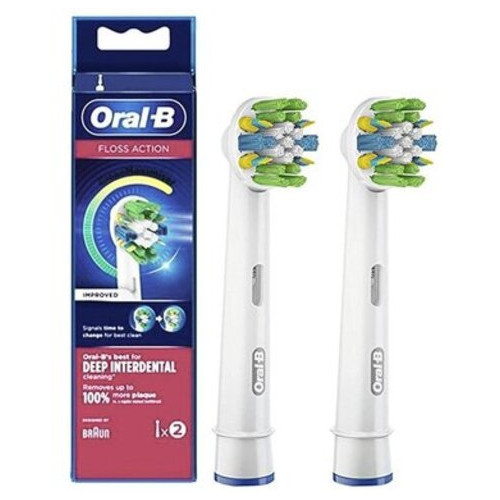 Насадка для зубної щітки Braun Oral-B Floss Action EB25RB CleanMaximiser (2 шт) фото №2