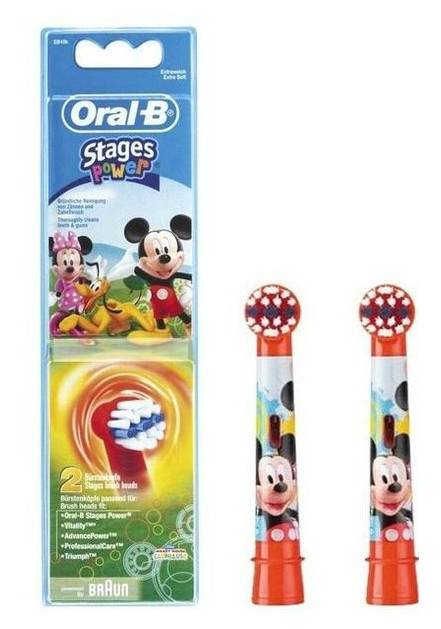 Насадка для зубної щітки Braun Oral-B B64706728 EB 10-2kids Disney фото №1