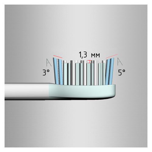 Насадка для електричної зубної щітки Lebond Unique Whitening White (2 шт) фото №6