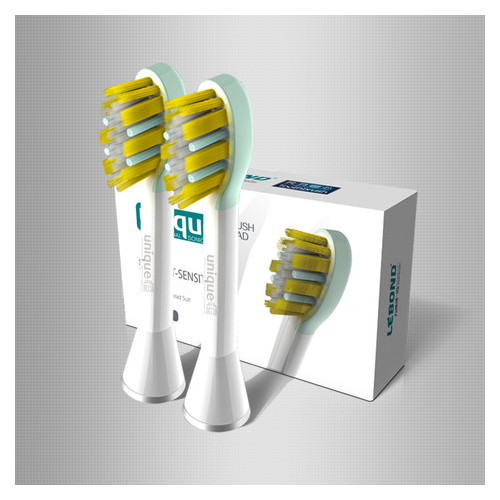 Насадки для электрической зубной щетки Lebond Unique Sensitive White (2 шт) фото №4