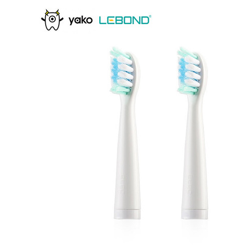 Насадки для зубних щіток ELEC та YAKO - Lebond ELEC CS Heads White 2шт фото №1