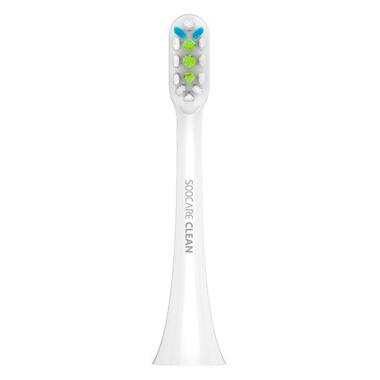 Насадки для зубної щітки SOOCAS Clean X1/X3/X5 General Toothbrush Head White 2шт (BH01/BH01W) фото №2