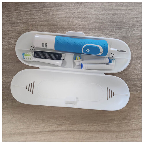Подовжений футляр-огранайзер для зубних щіток YAKO CASE-L01 (Білий) фото №2