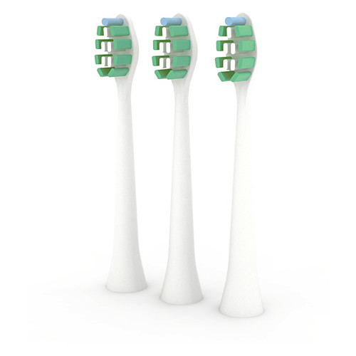 Насадки для електричної зубної щітки Lebond - ProZone VibroPower White 3pcs фото №2