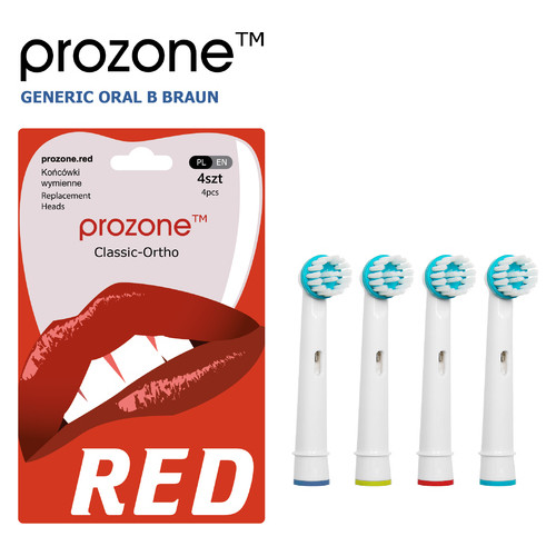 Насадки для зубной щетки ORAL-B - ProZone Classic-Ortho (4 шт) фото №2