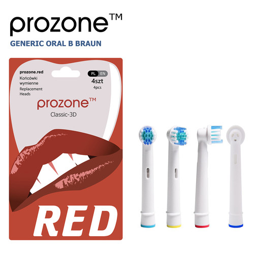 Насадки для зубної щітки ORAL-B - ProZone Classic-3D 4pcs (4 шт) PL фото №2