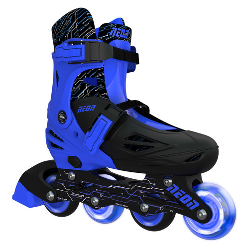 Роликовые коньки Neon Combo Skates Синий 30-33 (NT09B4) фото №2