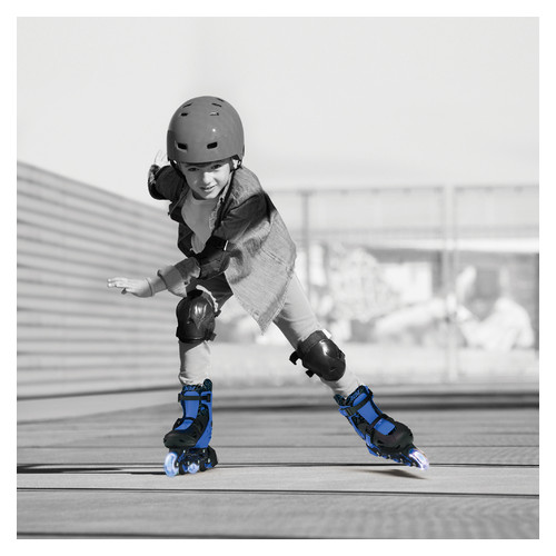 Роликовые коньки Neon Combo Skates Синий 30-33 (NT09B4) фото №4