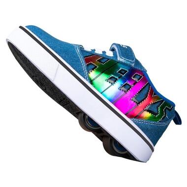 Роликові кросівки Heelys Х2 Pro HE101279 Blue Denim Blue Rainbow (31) 5333392 фото №2