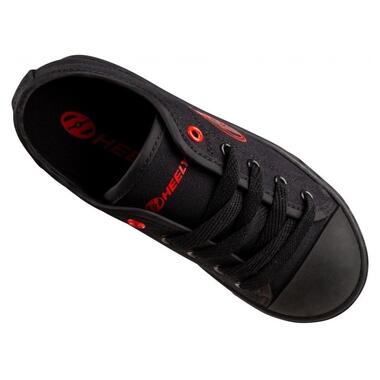Роликові кросівки Heelys Classic X2 HE100969 Black Red Logo Canvas (30) 8723711 фото №2