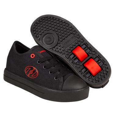 Роликові кросівки Heelys Classic X2 HE100969 Black Red Logo Canvas (30) 8723711 фото №1