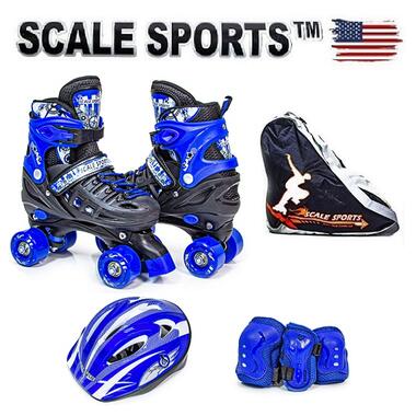 Комплект квадів Scale Sport Синій (розмір 29-33) + сумка (558687125) фото №7