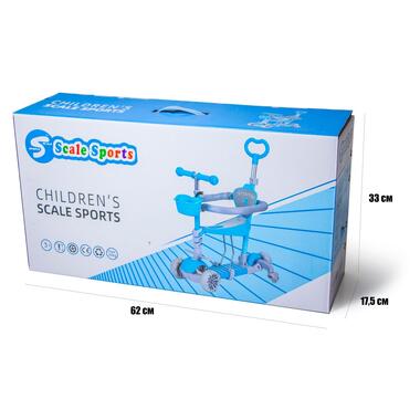 Самокат SCALE SPORTS SMART 5 В 1 FULL фіолетовий (1892134026) фото №1