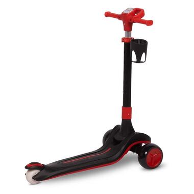 Самокат триколісний Caretero (Toyz) Satura Black TOYZ-0430 фото №2