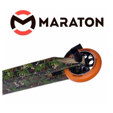 Самокат для трюків Maraton WarPrime Камуфляж (HIC, PEG) + LED-ліхтарик (W-P) фото №2