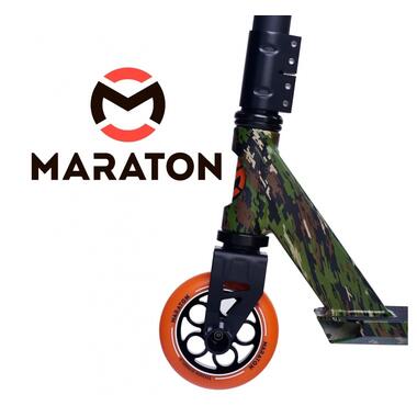 Самокат для трюків Maraton WarPrime Камуфляж (HIC, PEG) + LED-ліхтарик + Набір захисту (3 в 1) (W-P-3) фото №4