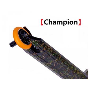 Трюковий Самокат Maraton Champion Помаранчевий (HIC, PEG) + LED-ліхтарик (Champion-S) фото №3