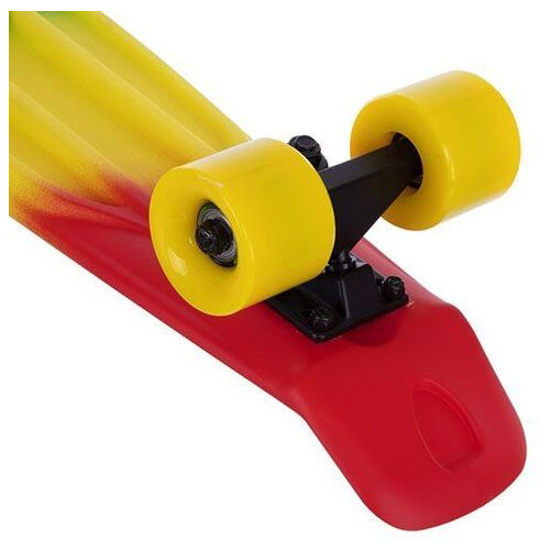 Скейтборд Penny Fish Color SK-402 Салатово-жовто-червоний (60429392) фото №4
