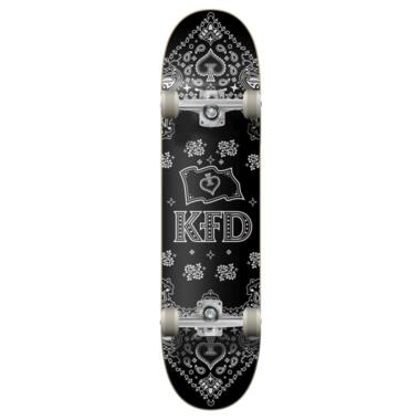 Скейтборд KFD Bandana Complete Skateboard 8 - Black (FRD.037573) фото №1