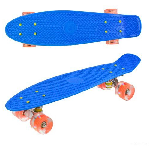 Скейт пенні борд Best Board, синій (0880) фото №1